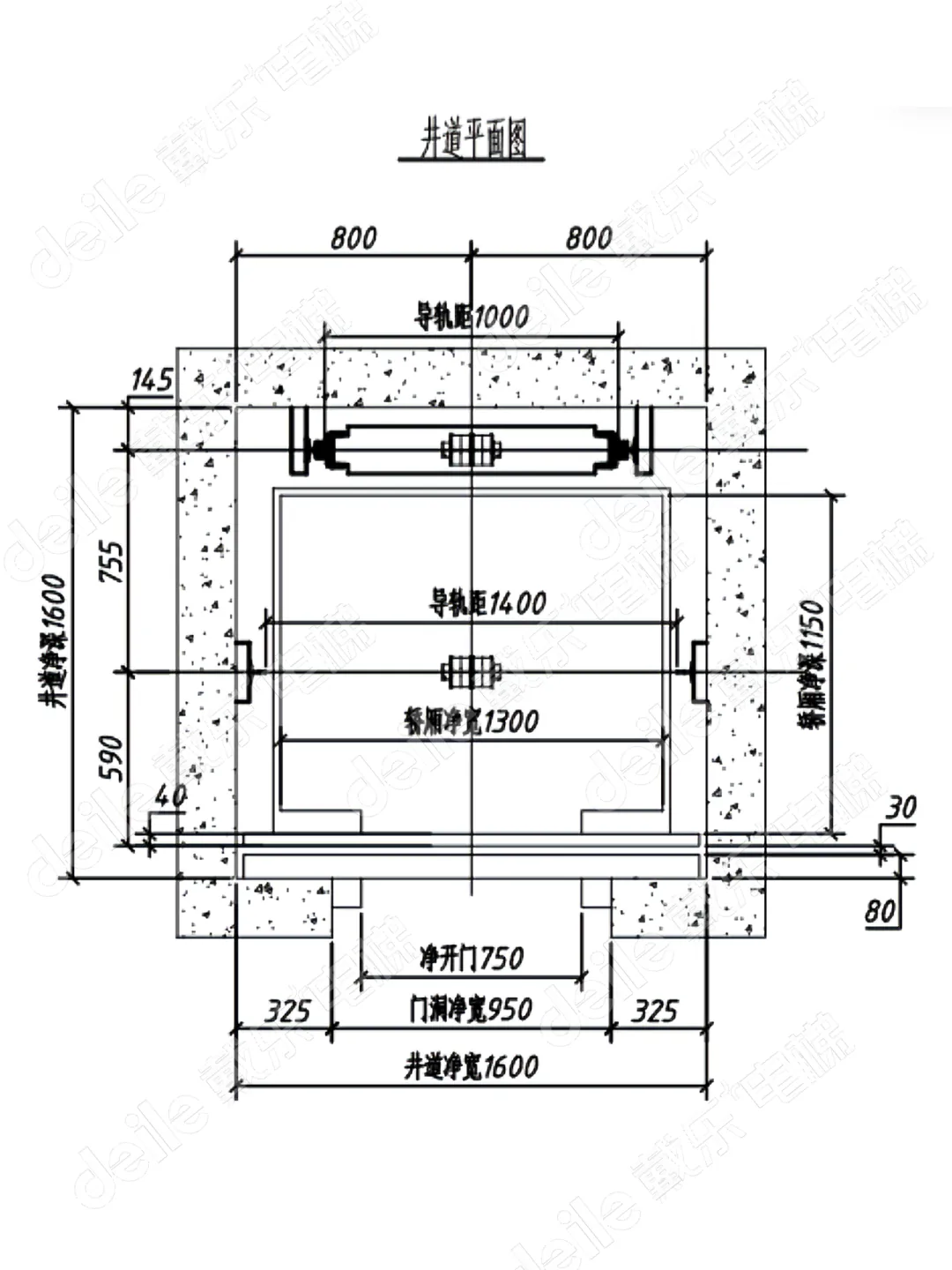 湖州安吉 双折楼梯对面，建井道装电梯 现场实拍 10