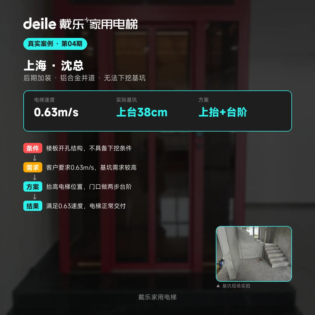 戴乐家用电梯工程干货